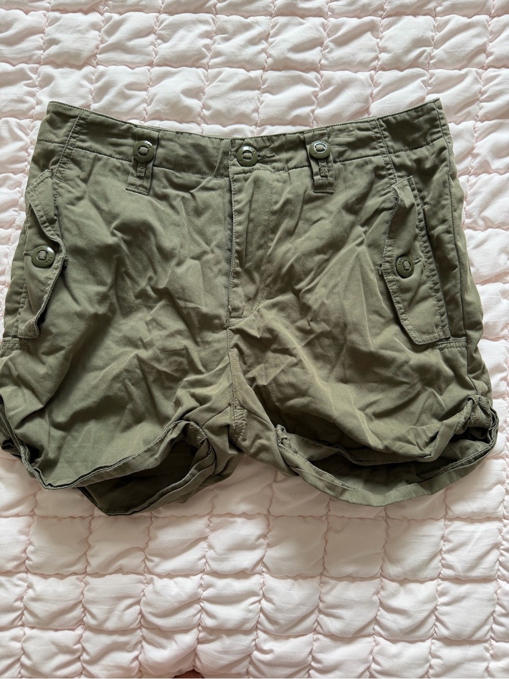 TNA Women’s Olive Green Cargo Shorts